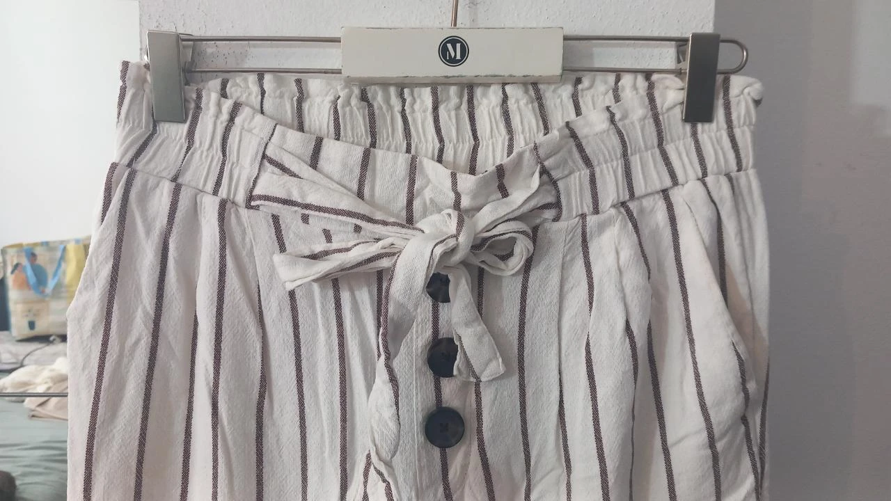 Pantalon à rayures Stradivarius - Taille S/36 | Calças às riscas – photo 2